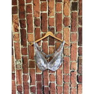 Elomi Womens Lavender Knit Push Up Bra Size 34K